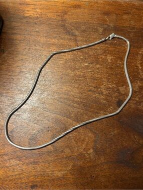 Sterling Silver Snake Chain Necklace